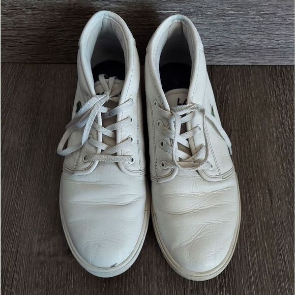 Lacoste Men's Ampthill Leather High Top Sneaker 7.5 - Picture 3 of 12